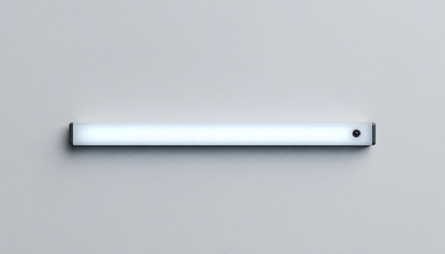 Aetheris Rechargeable Motion Light Bar, a slim 21 cm white bar glowing cool white